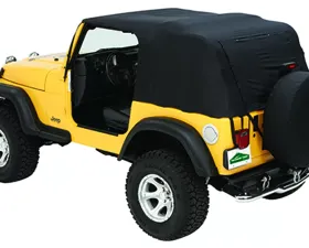 Pavement Ends By Bestop Black Emergency Top Jeep Wrangler 1992-1995