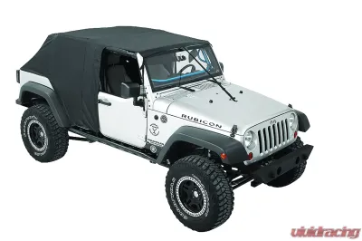 Pavement Ends By Bestop Black Emergency Top Jeep Wrangler 2-Door 2007-2018 - 56814-01