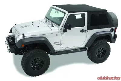 Pavement Ends By Bestop Black Diamond Sprint Top Soft Top Jeep Wrangler 2-Door 2010-2018 - 56842-35
