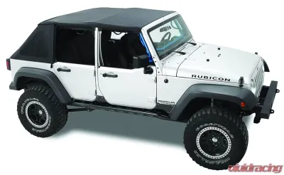 Pavement Ends By Bestop Black Diamond Sprint Top Soft Top Jeep Wrangler 4-Door 2007-2009 - 56845-35