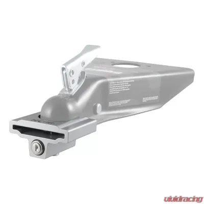 Curt Trailer Coupler Lock for 1-7/8" or 2" Flat Lip Couplers (Grey Aluminum) - 23079