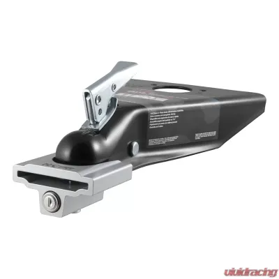 Curt Trailer Coupler Lock for 1-7/8" or 2" Flat Lip Couplers (Grey Aluminum) - 23079