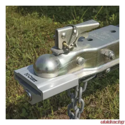 Curt Trailer Coupler Lock for 1-7/8" or 2" Flat Lip Couplers (Grey Aluminum) - 23079