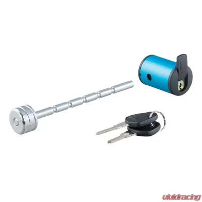 Curt Coupler Lock (1/4" Pin, 1" to 3" Latch Span, Right-Angle, Chrome) - 23503