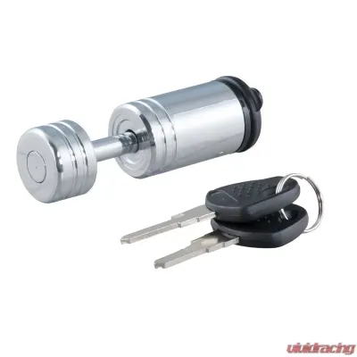 Curt Coupler Lock (1/4" Pin, 7/8" Latch Span, Barbell, Chrome) - 23520
