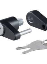 Curt Coupler Lock (1/4" Pin, 3/4" Latch Span, Padlock, Black)                                     - 23521 - Image 2