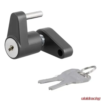 Curt Coupler Lock (1/4" Pin, 3/4" Latch Span, Padlock, Black) - 23521