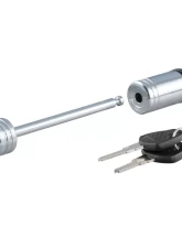 Curt Coupler Lock (1/4" Pin, 3-3/8" Latch Span, Barbell, Chrome)                                     - 23523 - Image 4