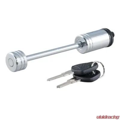 Curt Coupler Lock (1/4" Pin, 3-3/8" Latch Span, Barbell, Chrome) - 23523