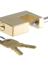 Curt Coupler Lock (1/4" Pin, 3/4" Latch Span, Padlock, Solid Brass)                                     - 23546 - Image 4