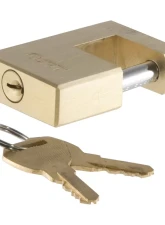 Curt Coupler Lock (1/4" Pin, 3/4" Latch Span, Padlock, Solid Brass)                                     - 23546 - Image 2