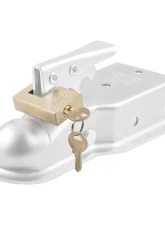 Curt Coupler Lock (1/4" Pin, 3/4" Latch Span, Padlock, Solid Brass)                                     - 23546 - Image 3