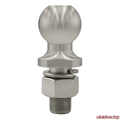 Curt 1-7/8" Trailer Ball (1" x 2-1/8" Shank, 3,500 lbs., Stainless, Packaged) - 40081