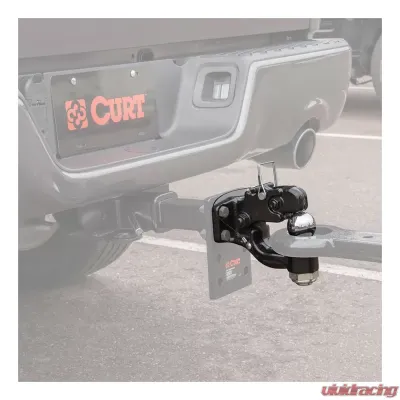 Curt Ball & Pintle Combination (2-5/16" Ball, 16,000 lbs. Ball Capacity) - 48200