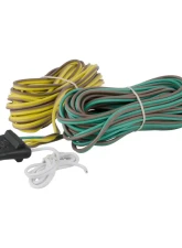 Curt 4-Way Flat Connector Plug with 20' Wires (Trailer Side, Packaged)                                     - 57220 - Image 2