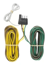 Curt 4-Way Flat Connector Plug with 20' Wires (Trailer Side, Packaged)                                     - 57220 - Image 2