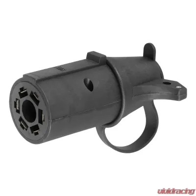 Curt Adapter with Tester (7-Way RV Blade to 6-Round Trailer, Center Pin Auxiliary) - 57255