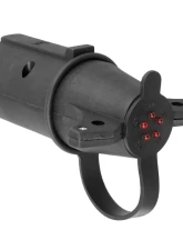 Curt Adapter with Tester (7-Way RV Blade to 6-Round Trailer, Center Pin Auxiliary)                                     - 57255 - Image 2