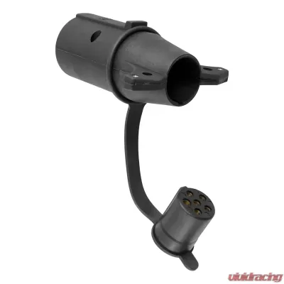 Curt Adapter with Tester (7-Way RV Blade to 6-Round Trailer, Center Pin Auxiliary) - 57255