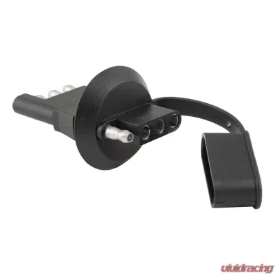 Curt 4-Way Flat License Plate Light Plug Adapter (Packaged) - 57404