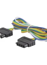 Curt 5-Way Flat Connector Plug & Socket with 72" Wires (Packaged)                                     - 58551 - Image 2