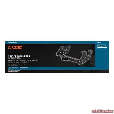 Curt Class 3 Multi-Fit Trailer Hitch with 2" Receiver - 13901