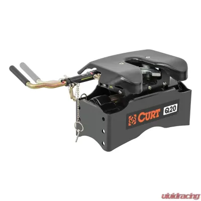 Curt Q20 5th Wheel Hitch with Nissan Titan XD Puck System Legs - 16075