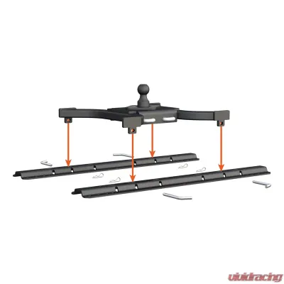 Curt Spyder 5th Wheel Rail Gooseneck Hitch - 16085