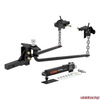 Curt MV Round Bar Weight Distribution Hitch Kit (8K - 10K lbs., 31-3/16" Bars) - 17062