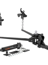 Curt Short Trunnion Bar Weight Distribution Hitch Kit (10K - 15K lbs., 28-3/8" Bars)                                     - 17422 - Image 2