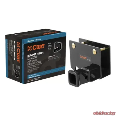 Curt RV Bumper Hitch with 2" Receiver (Fits 2" x 4" Bumper Beams) - 19101