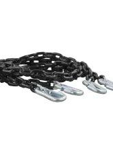 Curt 65" Safety Chains with 2 Snap Hooks Each (5,000 lbs., Vinyl-Coated, 2-Pack)                                     - 19749 - Image 2