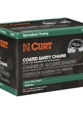 Curt 65" Safety Chains with 2 Snap Hooks Each (5,000 lbs., Vinyl-Coated, 2-Pack)                                     - 19749 - Image 2