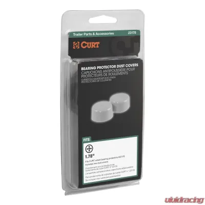 Curt 1.78" Bearing Protector Dust Covers (2-Pack) - 23178
