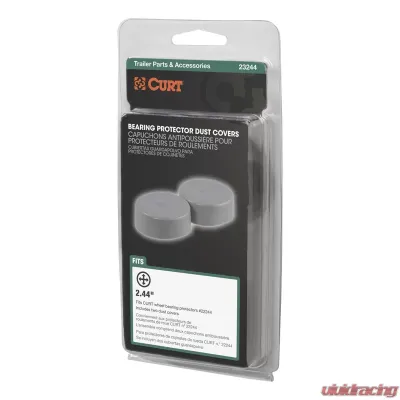 Curt 2.44" Bearing Protector Dust Covers (2-Pack) - 23244