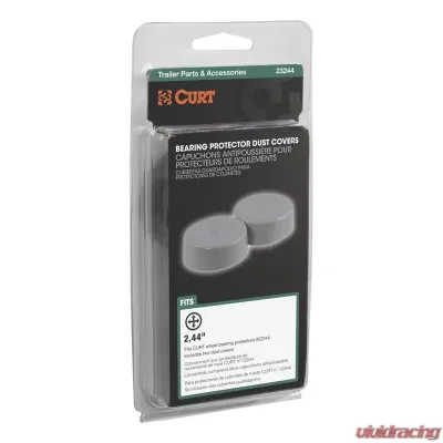 Curt 2.44" Bearing Protector Dust Covers (2-Pack) - 23244