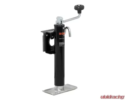 Curt Bracket-Mount Swivel Jack with Top Handle (2,000 lbs., 10" Travel, Packaged) - 28301