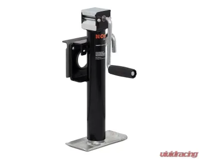 Curt Bracket-Mount Swivel Jack with Side Handle (2,000 lbs., 10" Travel) - 28302