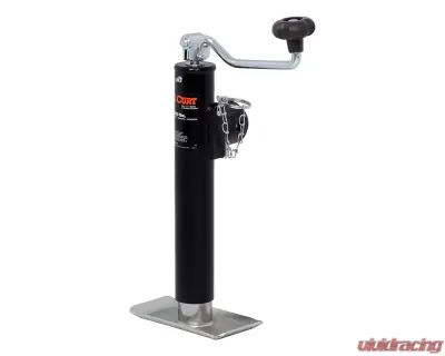 Curt Pipe-Mount Swivel Jack with Top Handle (2,000 lbs., 10" Travel) - 28320
