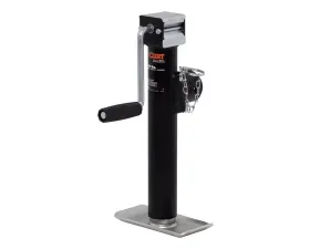 Curt Pipe-Mount Swivel Jack with Side Handle (2,000 lbs., 10