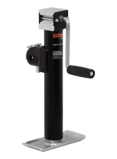 Curt Pipe-Mount Swivel Jack with Side Handle (2,000 lbs., 10" Travel)                                     - 28321 - Image 2