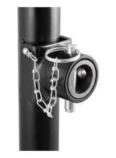 Curt Pipe-Mount Swivel Jack with Side Handle (2,000 lbs., 10" Travel)                                     - 28321 - Image 3
