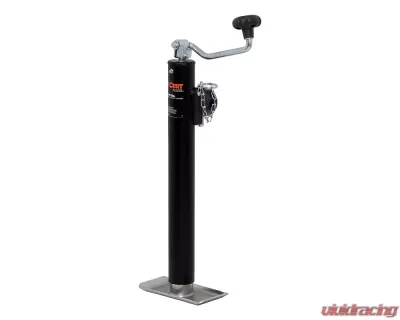 Curt Pipe-Mount Swivel Jack with Top Handle (2,000 lbs., 15" Travel, Packaged) - 28323