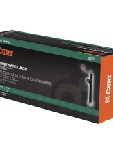 Curt Pipe-Mount Swivel Jack with Top Handle (2,000 lbs., 15" Travel, Packaged)                                     - 28323 - Image 7