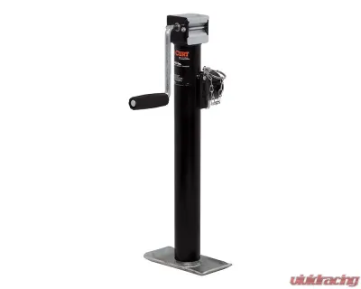 Curt Pipe-Mount Swivel Jack with Side Handle (2,000 lbs., 15" Travel) - 28324