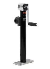 Curt Pipe-Mount Swivel Jack with Side Handle (2,000 lbs., 15" Travel)                                     - 28324 - Image 2