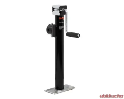 Curt Pipe-Mount Swivel Jack with Side Handle (2,000 lbs., 15" Travel) - 28324