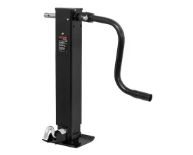 Curt Direct-Weld Square Jack with Side Handle (12,000 lbs., 12-1/2