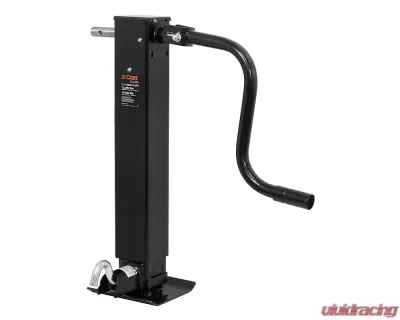 Curt Direct-Weld Square Jack with Side Handle (12,000 lbs., 12-1/2" Travel) - 28512