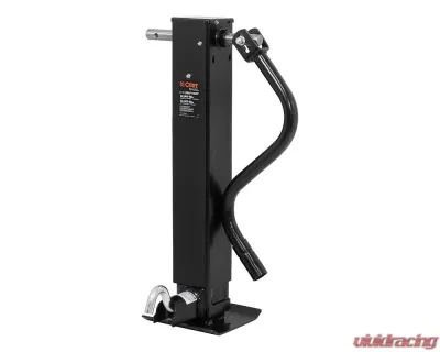 Curt Direct-Weld Square Jack with Side Handle (12,000 lbs., 12-1/2" Travel) - 28512